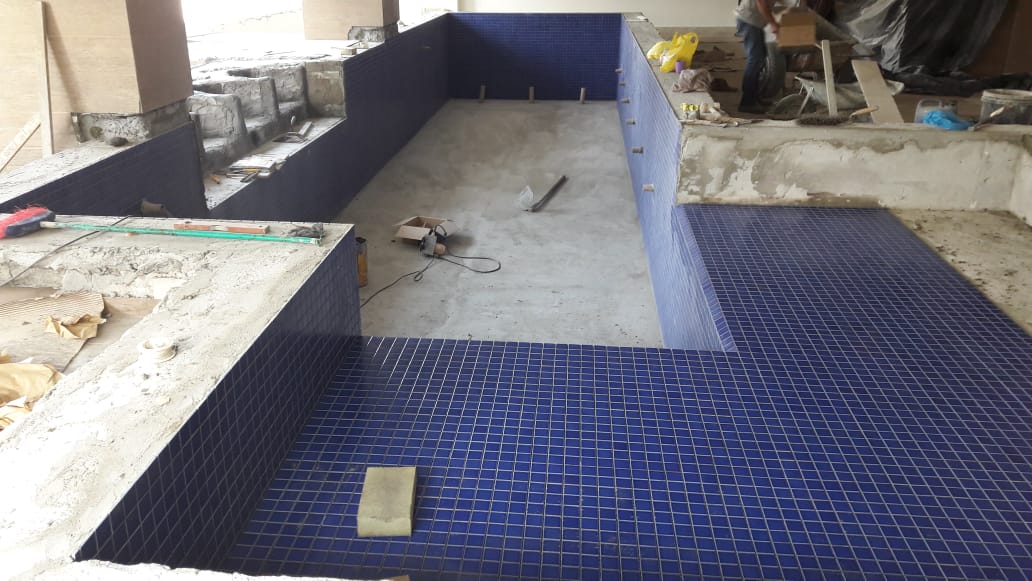 revestimento de piscina